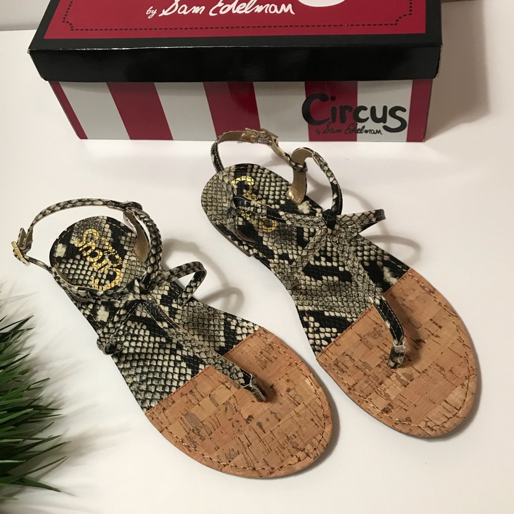 Sam Edelman Snakeskin Strap Sandals ONLY 2 LEFT!!